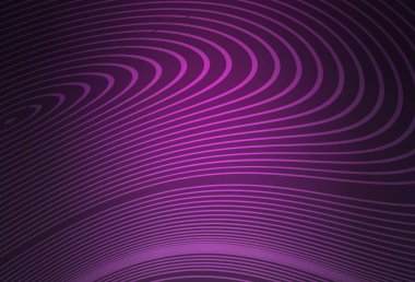 Bükülmüş çizgileri olan koyu pembe vektör şablonu. Basit bir şekilde yepyeni renkli bir tasvir. Broşürler, broşürler için doku.