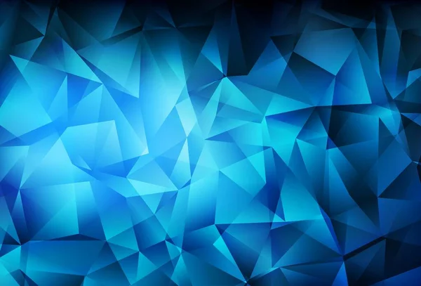 Disposition Abstraite Polygone Vectoriel Bleu Foncé Illustration Créative Demi Teinte — Image vectorielle