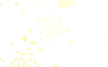 Açık yeşil, Memphis şekilli kırmızı vektör arkaplan. Modern tarzda değişen renkli kaotik formlar. İşiniz için en iyi akıllı tasarım.