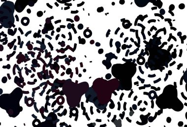 Soyut biçimlerde açık pembe vektör dokusu. Soyut tarzda rengarenk gradyan şekilleri olan bir resim. Duvar kağıtları için zarif tasarım.