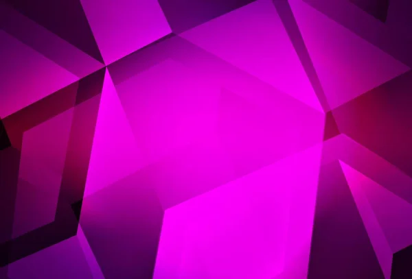 Modèle Vectoriel Violet Foncé Dans Style Hexagonal Illustration Abstraite Avec — Image vectorielle