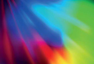 Koyu Çokrenkli vektör parlak şablonu bulanıklaştırdı. Yaratıcı illüstrasyon, yarım tonlu ve eğimli. Marka kitabınız için yeni biçim tasarımı.