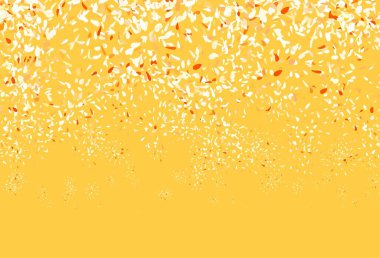 Açık Turuncu vektör yapraklı doğal arkaplan. Zarif doğal desenli ve eğimli yapraklar. Web siteleri ve pankartlar için desenli desen.