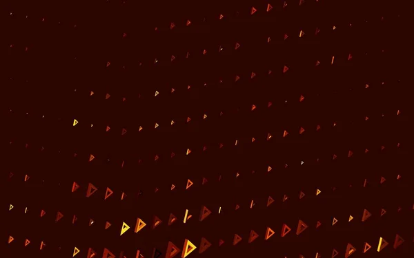 Σκούρο Πορτοκαλί Διανυσματικό Μοτίβο Πολυγωνικό Στυλ Σύγχρονη Αφηρημένη Απεικόνιση Πολύχρωμα — Διανυσματικό Αρχείο