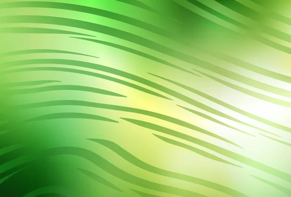 Hellgrüner Gelber Vektor Abstraktes Helles Muster Leuchtend Bunte Illustration Smartem — Stockvektor