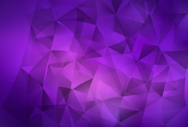 Violet Clair Fond Vectoriel Rose Avec Des Lignes Des Triangles — Image vectorielle