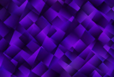 Kare şeklinde koyu mor vektör deseni. Renkli dikdörtgenlerle modern soyut çizimler. Web siteleri için şablon kullanılabilir.