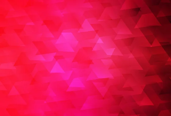Ljus Röd Vektor Bakgrund Polygonal Stil Abstrakt Lutning Illustration Med — Stock vektor