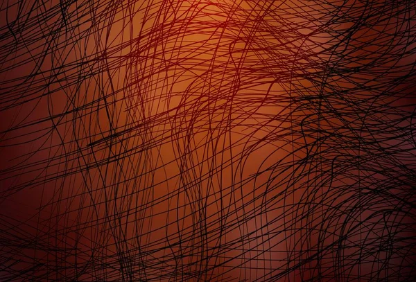Светло Красный Векторный Фон Мокрыми Линиями Совершенно Новая Красочная Иллюстрация — стоковый вектор