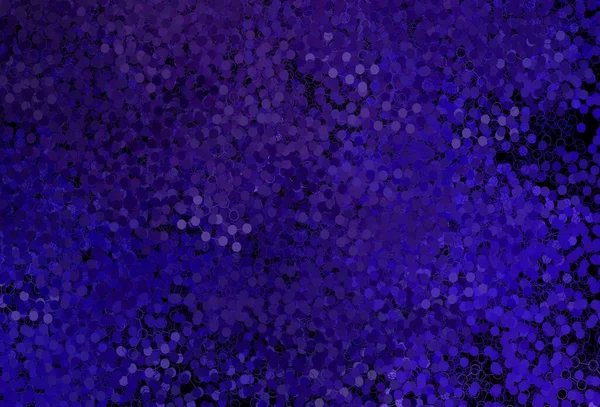 Fondo Vectorial Púrpura Oscuro Con Burbujas Ilustración Abstracta Brillante Con — Vector de stock