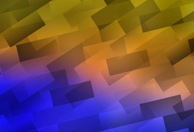 Açık mavi, kare tarzı vektör desen sarı. Dikdörtgenler renkli gradyan ile arka plan üzerinde. Desen Web siteleri için kullanılabilir.