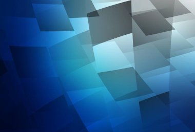 Koyu mavi vektör dokusu dikdörtgen biçiminde. Soyut arkaplanda dikdörtgenler ve renkli gradyanlar. İniş sayfası için modern şablon.