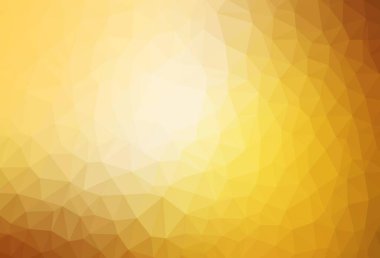 Açık Turuncu vektör eğimli şablon. Gradyanı olan zarif parlak çokgen çizimi. Arkaplanlarınız için desenli desen.