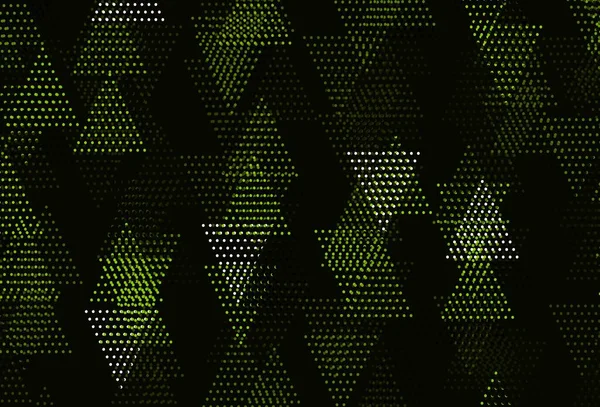 Hellgrüner Vektorhintergrund Polygonalen Stil Mit Kreisen Illustration Mit Bunten Kreisen — Stockvektor
