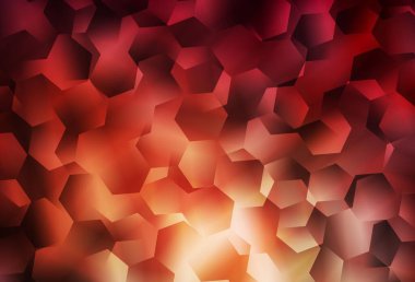 Koyu kırmızı vektör soyut mozaik arkaplan. Çokgen şekilli bir örnek. Dizaynınız için üçgen desen.