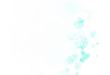 Açık yeşil vektör, dallı doğal zemin. Yapraklar, beyaz arka planda doğal dallar. Marka kitabınız için yeni şablon.