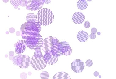 Lekeli açık mor vektör arkaplan. Bulanık dekoratif tasarım baloncuklu soyut tarzda. İş ilanınız için tasarım.