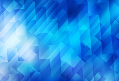 Çokgen biçiminde hafif BLUE vektör arkaplanı. Renkli dikdörtgenleri olan bir resim. İş ilanınız için akıllı tasarım.