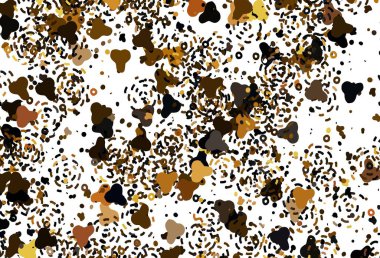 Rastgele şekilli hafif turuncu vektör deseni. Soyut gradyan şekilli basit renkli çizimler. Duvar kağıtları için zarif tasarım.