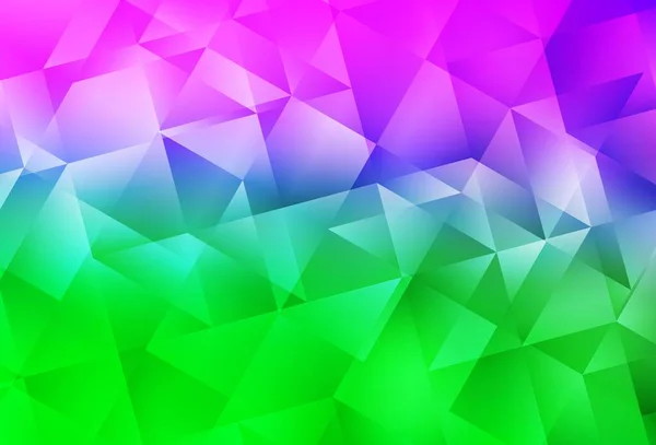 Ανοιχτό Ροζ Πράσινο Διανυσματικό Αφηρημένο Πολύγωνο Φόντο Σύγχρονη Αφηρημένη Απεικόνιση — Διανυσματικό Αρχείο