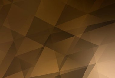 Koyu turuncu vektör soyut mozaik arka plan. Çokgen biçiminde, gradyan ile renkli çizimler. İşiniz için yepyeni bir tasarım..