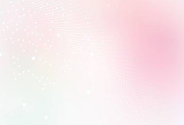 Açık Pembe, Sarı vektör. Renkli su damlaları ile soyut modern çizim. Doğa tarzında renkli baloncuklu soyut illüstrasyon. İş reklamları için akıllı tasarım.