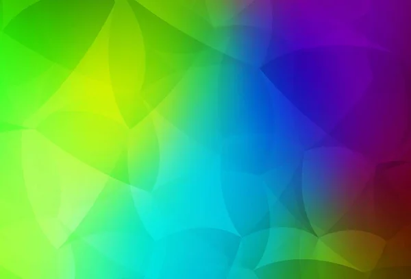 Sötét Multicolor Vektor Textúra Háromszögletű Stílusban Dekoratív Design Absztrakt Stílusban — Stock Vector