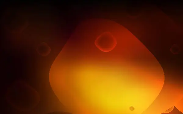 Dark Orange Vector Pattern Lava Shapes Modern Gradient Abstract Illustration — Stock Vector