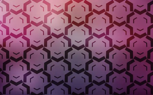 Dark Purple Fondo Vectorial Rosa Con Líneas Curvas Ilustración Creativa — Vector de stock