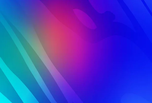 Modèle Lumineux Abstrait Vecteur Bleu Clair Rouge Illustration Colorée Abstraite — Image vectorielle