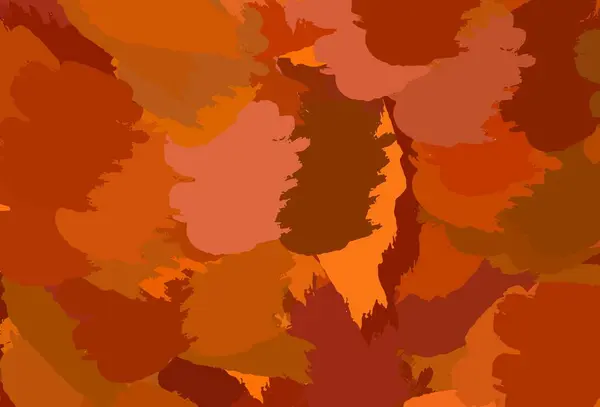 Ελαφρύ Πορτοκαλί Διανυσματικό Πρότυπο Χαοτικά Σχήματα Σύγχρονη Αφηρημένη Απεικόνιση Πολύχρωμες — Διανυσματικό Αρχείο