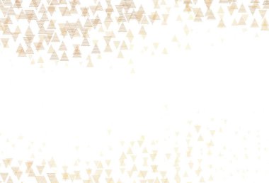 Açık Turuncu vektör düzeni, daireler, çizgiler. Çemberler ve üçgenlerle soyut gradyan çizimi. Web siteleri için desen.