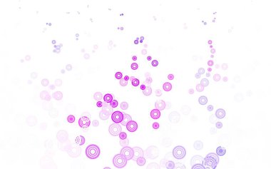 Açık pembe, daire şekilli mavi vektör düzeni. Bulanık yağmur damlaları olan soyut bir çizim. Marka kitabınız için yeni şablon.