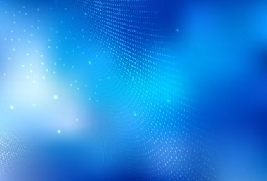 Açık BLUE vektörü. Güzel renkli illüstrasyon. Doğa tarzında bulanık daireler. Doğa tarzında bulanık halkaları olan güzel renkli çizimler. İş reklamları için akıllı tasarım.