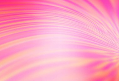 Açık pembe, sarı vektör renkli bulanık fon. Görüntü stili ve gradyanı olan yeni renkli çizimler. Marka kitabınız için yeni biçim tasarımı.