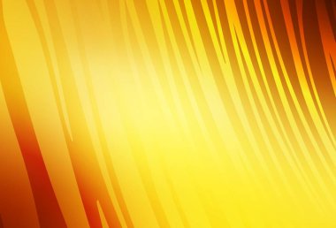 Eğri çizgileri olan hafif turuncu vektör şablonu. Eğri şekilli yepyeni renkli bir tasvir. Broşürler, broşürler için doku.