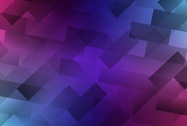 Koyu pembe, dikdörtgen biçiminde mavi vektör dokusu. Dikdörtgenleri ve kareleri olan güzel bir çizim. Reklamlar için desen.