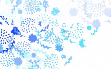 Açık yeşil vektör, çiçekli zarif duvar kâğıdı. Beyaz arka planda çiçekler. İş tasarımınız için yepyeni bir tarz.