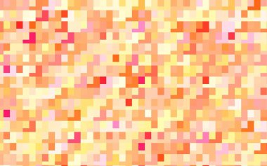 Eşkenar dörtgenli hafif turuncu vektör arkaplanı. Renkli dikdörtgenlerle modern soyut çizimler. İş ilanları, broşürler, broşürler için desen