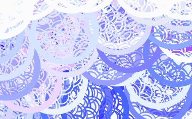 Açık mavi, kırmızı vektör. Güzel renkli illüstrasyon. Doğa tarzında bulanık daireler. Soyut arka planda bulanık kabarcıklar ve renkli gradyan. Bir cep telefonu için duvar kağıdı.