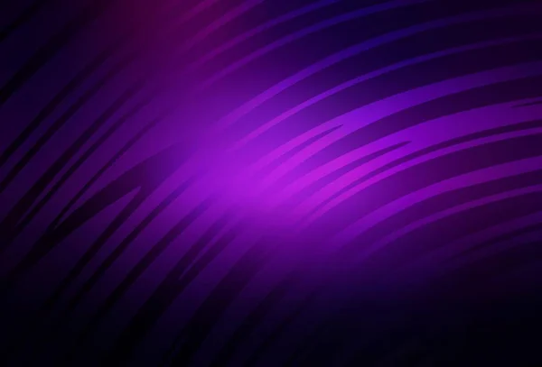 Темно Фиолетовая Розовая Векторная Раскладка Изогнутыми Линиями Совершенно Новая Красочная — стоковый вектор