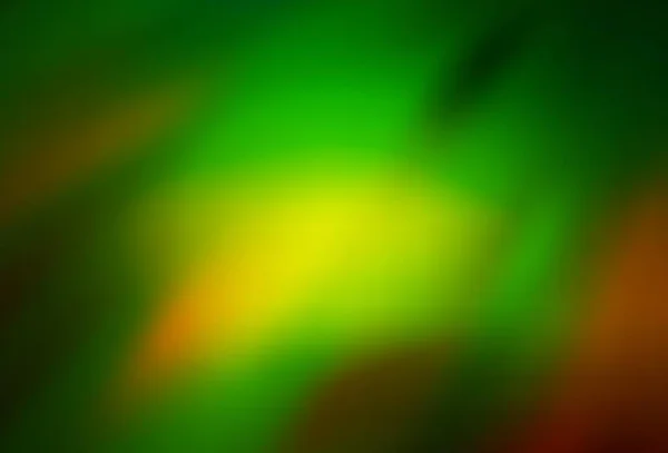 Verde Scuro Giallo Vettore Astratto Modello Luminoso Illustrazione Creativa Stile — Vettoriale Stock