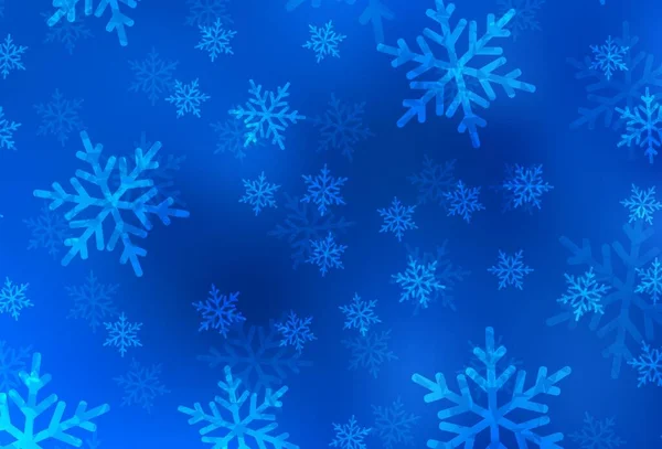 Light Blue Vector Backdrop Holiday Style Modern Abstract Christmas Mood — Stock Vector