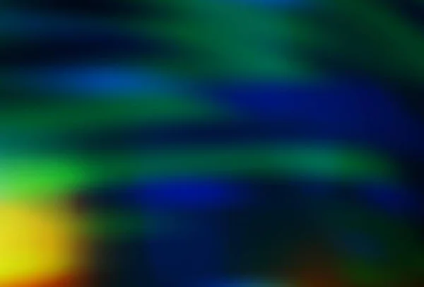Темно Синий Зеленый Вектор Абстрактная Красочная Иллюстрация Градиентом Размытый Дизайн — стоковый вектор