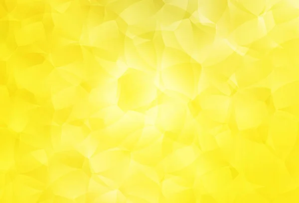 Fondo Vector Amarillo Claro Con Formas Abstractas Ilustración Colorida Simple — Vector de stock