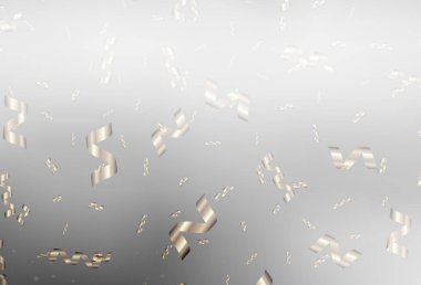 Açık gri vektör düzeni yeni yıl tarzında. Modern soyut Noel ruh hali şekilleri. Okul ve dil bilgisi siteleri için desen.