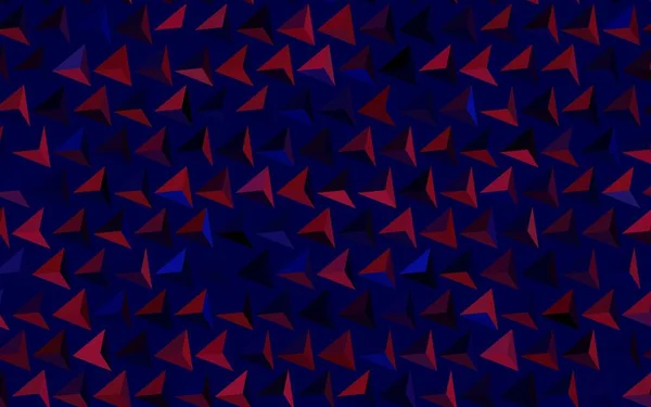 Dark Purple Pink Vector Backdrop Lines Triangles Glitter Abstract Illustration — Stock Vector