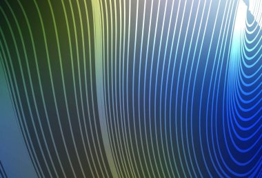 Koyu mavi, tekrarlanan çubuklu yeşil vektör şablonu. Bulanık dekoratif tasarım basit bir şekilde çizgilerle. Meşgul web siteleriniz için şablon.