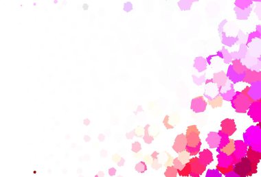 Memphis şekilli Light Multicolor vektör arkaplanı. Rastgele şekillerle soyut tarzda dekoratif tasarım. Web siteniz için basit tasarım.