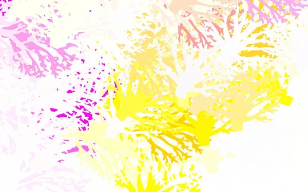 Светлый Многоцветный Вектор Элегантный Фон Листьями Ветвями Элегантная Яркая Иллюстрация — стоковый вектор